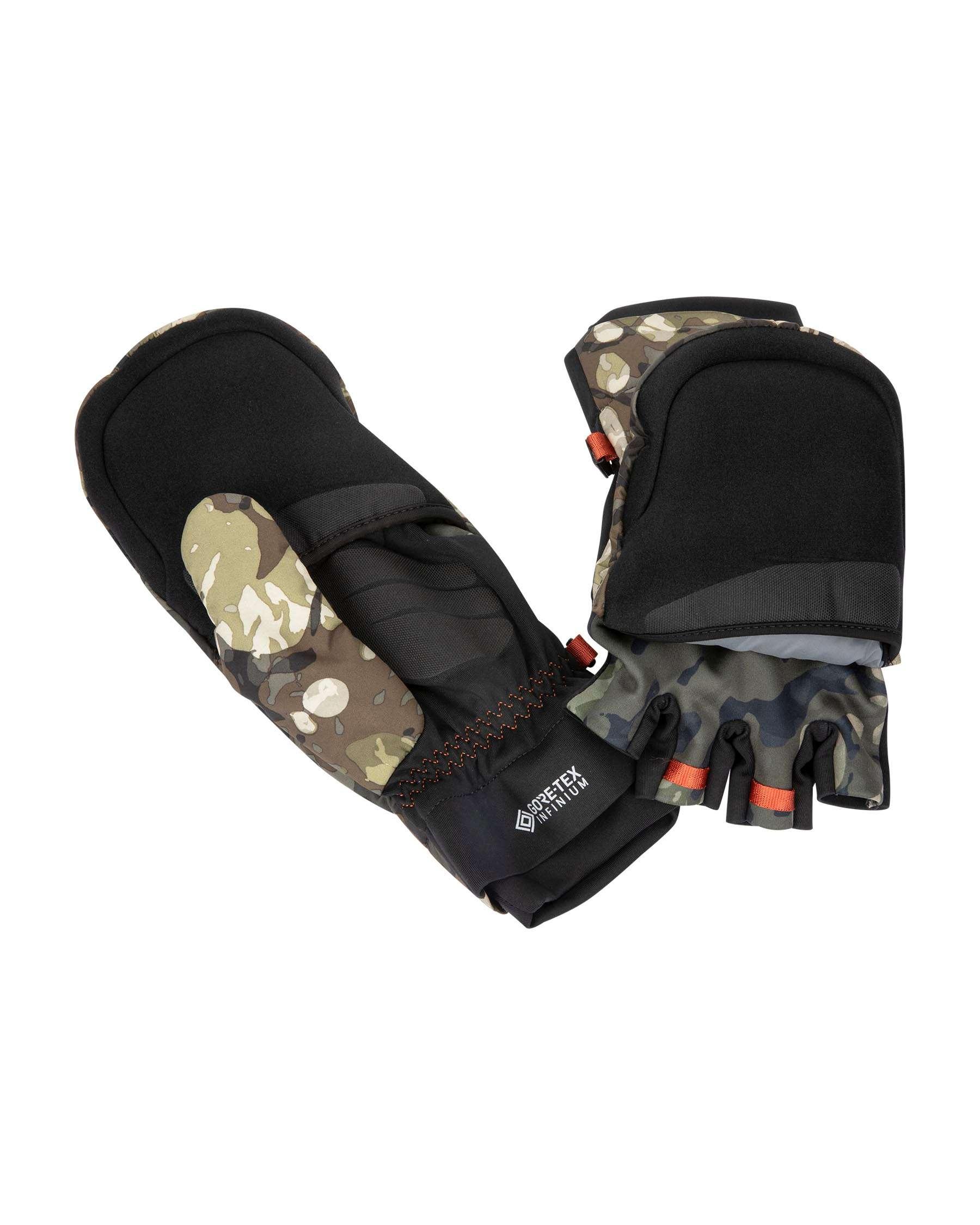 Simms GoreTex ExStream Foldover Mitt in Riparian Camo